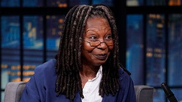 LATE NIGHT WITH SETH MEYERS -- Episode 1538 -- Pictured: Actress Whoopi Goldberg during an interview with host Seth Meyers on July 10, 2024