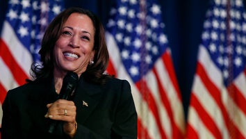 US Vice President Kamala Harris speaks at a moderated conversation with former Trump administration national security official Olivia Troye and former Republican voter Amanda Stratton on July 17, 2024 in Kalamazoo, Michigan. Harris' visit, following the attempted assassination of former President Trump, makes this her fourth trip to Michigan this year and seventh visit since taking office.