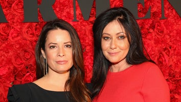 Holly Marie Combs and Shannen Doherty arrive ahead of opening night of Opera Australia's production of Carmen at Sydney Opera House on June 16, 2016 in Sydney, Australia.