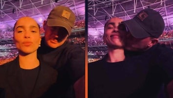 Channing Tatum Kisses Zoë Kravitz at Taylor Swift's Eras Tour