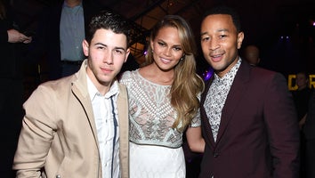 Nick Jonas, Chrissy Teigen and John Legend