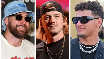 Travis Kelce, Morgan Wallen and Patrick Mahomes