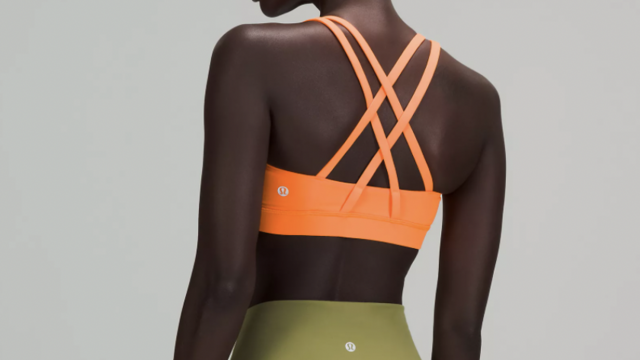 For the Oranges lover Of this world - energy bra in golden bra paired with  athleta's elation crossover in flame orange : r/lululemon