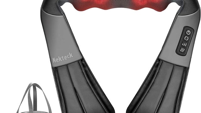  Nekteck Shiatsu Neck and Back Massager with Soothing