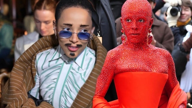 Doja Cat Wore 30,000 Crystals and Red Body Paint to Schiaparelli Show