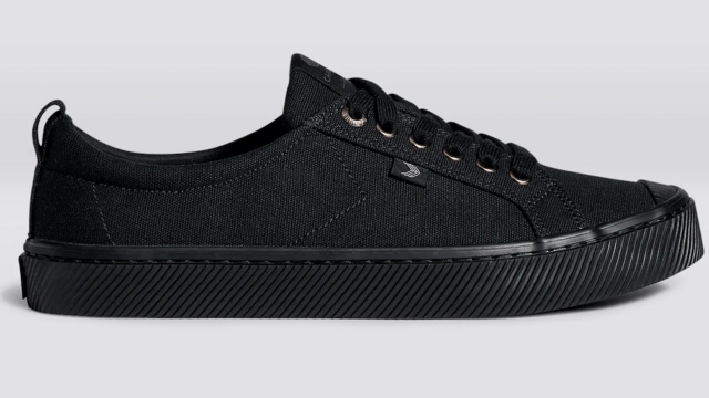 OCA Low All Black Canvas Sneaker Men