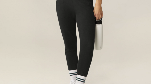 Two Side Stripe Fleece Lined Legging