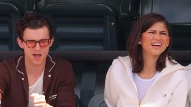 Zendaya and Tom Holland Rock Out to a Whitney Houston Song During Tennis Match Date