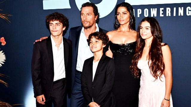 Matthew McConaughey Makes Rare Red Carpet Appearance With All 3 Kids