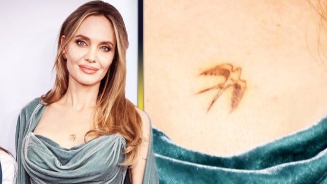Angelina Jolie Debuts New Chest Tattoo at the 2024 Tony Awards