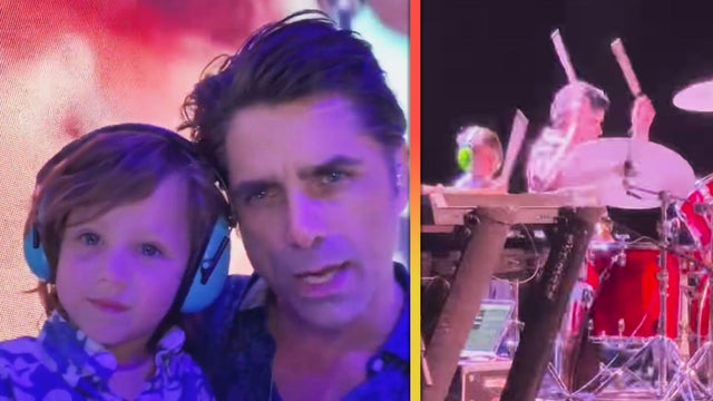 John Stamos' 6-Year-Old Son Billy Slays Drums on Stage With the Beach Boys