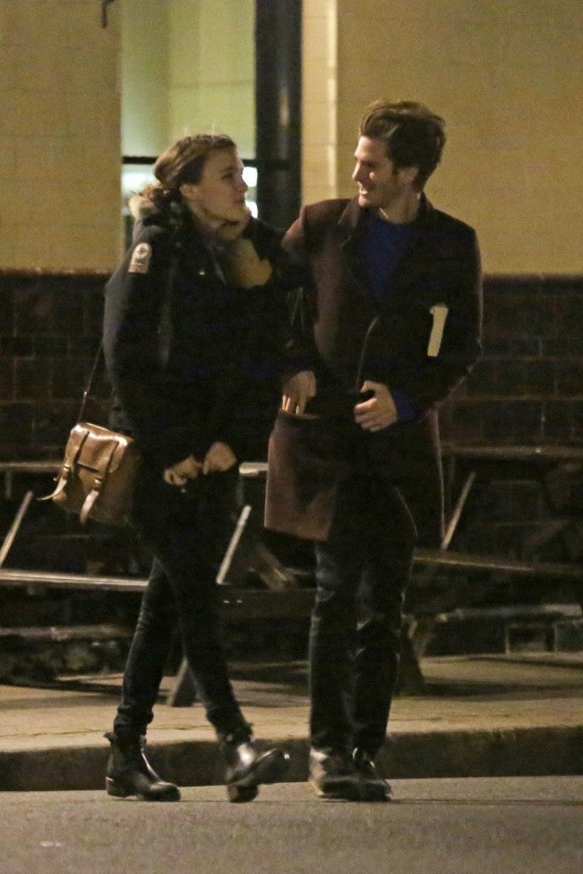 Andrew Garfield Spotted Out With Mystery Woman Looking Very Happy ...