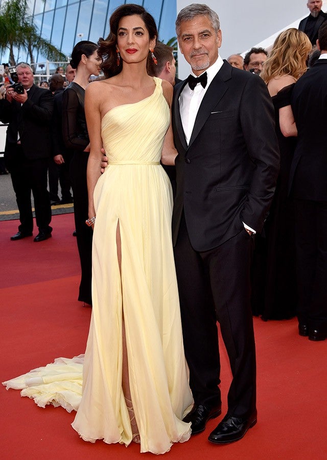 Amal Clooney Stuns at Cannes but Trips Over Her Gorgeous Gown, Julia ...