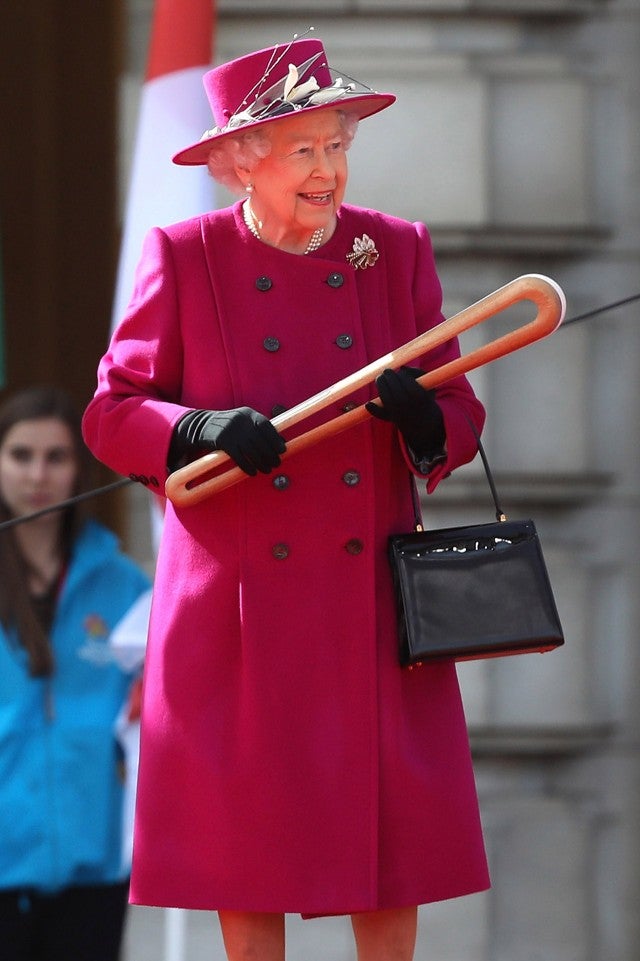 Queen Elizabeth Passes the Baton on Commonwealth Day in a Fetching Pink