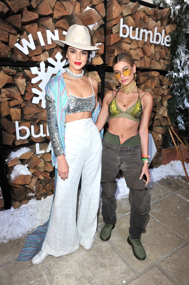 Kendall Jenner and Hailey Baldwin