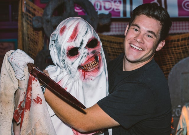 Adam Devine at Hollywood Horror Nights