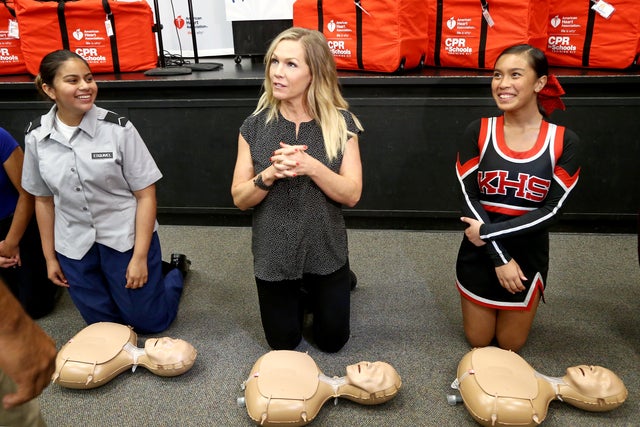 Jennie Garth at CPR event in Anaheim