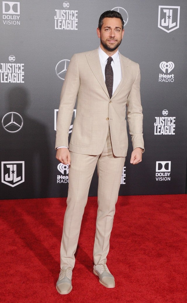 Zachary Levi Justice League Premiere