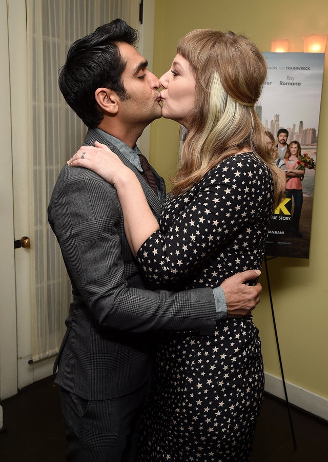 Kumail Nanjiani and Emily V. Gordon in december 2017