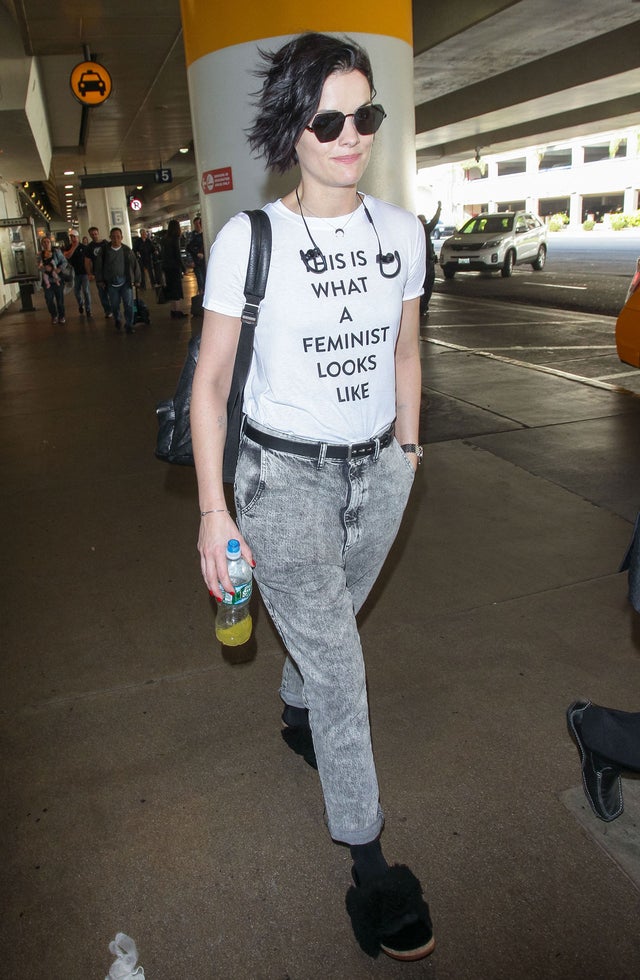 Jaimie Alexander at LAX