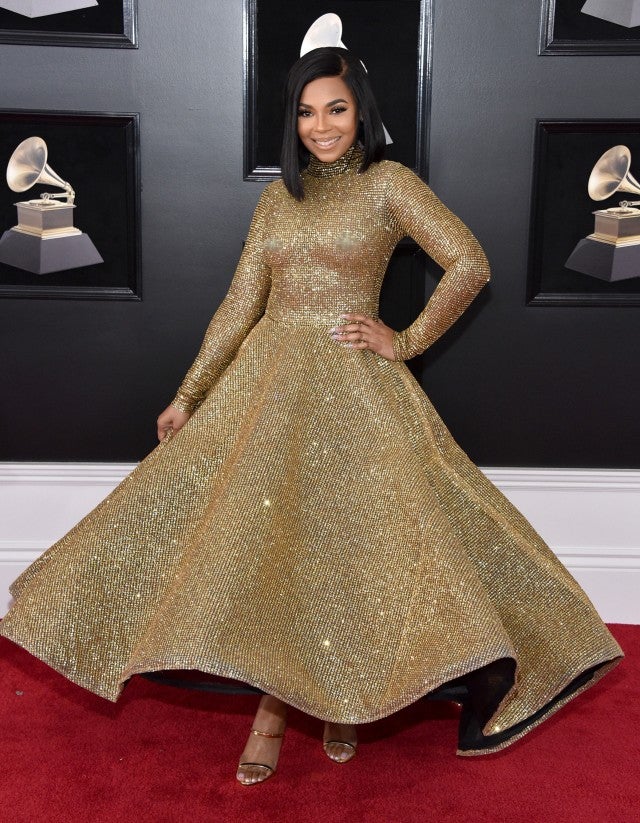 Ashanti at 2018 GRAMMYs