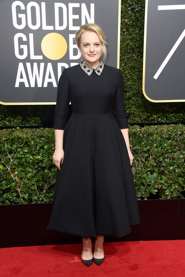 Elisabeth Moss at 2018 Golden Globes