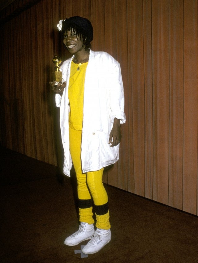 Whoopi Goldberg at 1986 Golden Globe Awards