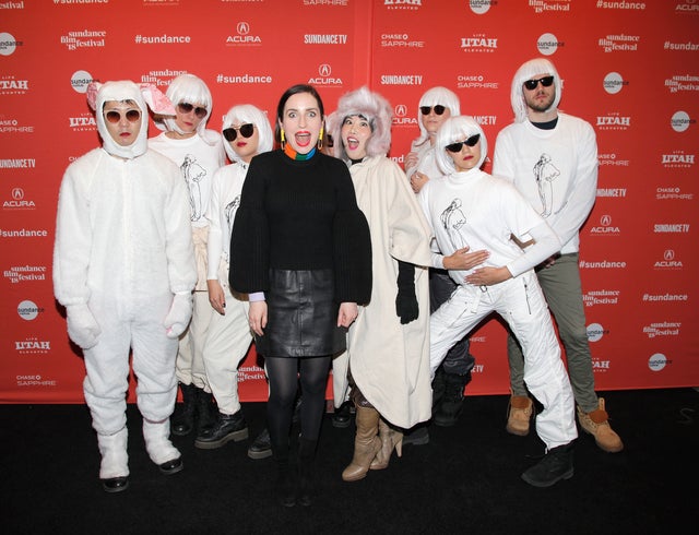 Zoe-Lister Jones and Vivian Bang at Sundance 2018