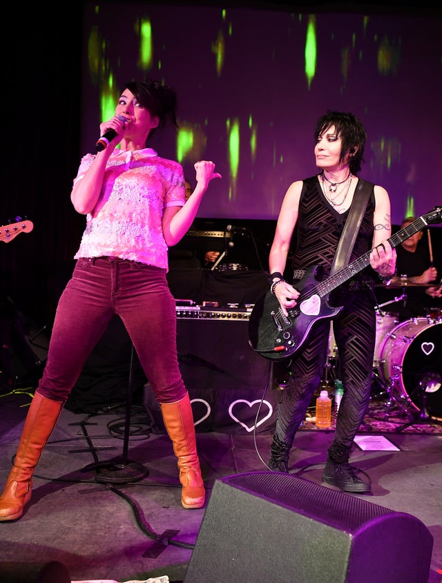 Kathleen Hanna and Joan Jett at 2018 Sundance