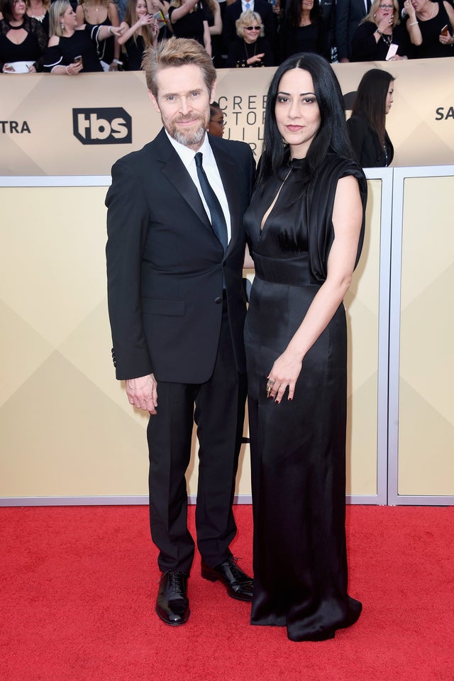 Willem Dafoe and Giada Colagrande at 2018 SAG Awards