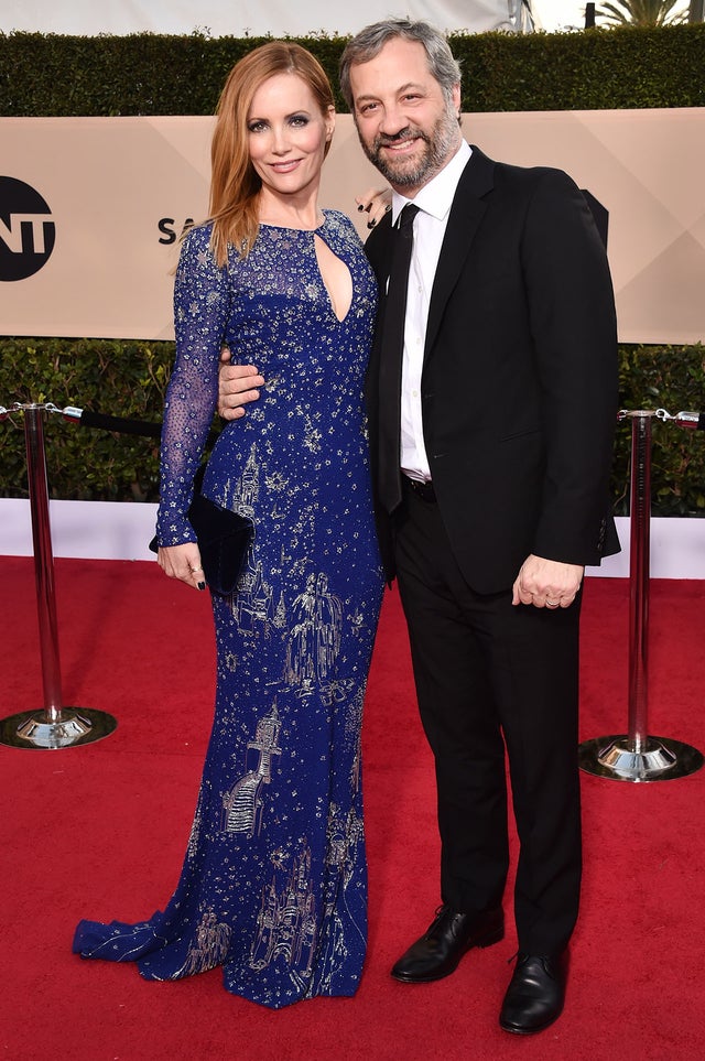 Leslie Mann and Judd Apatow at 2018 SAG Awards