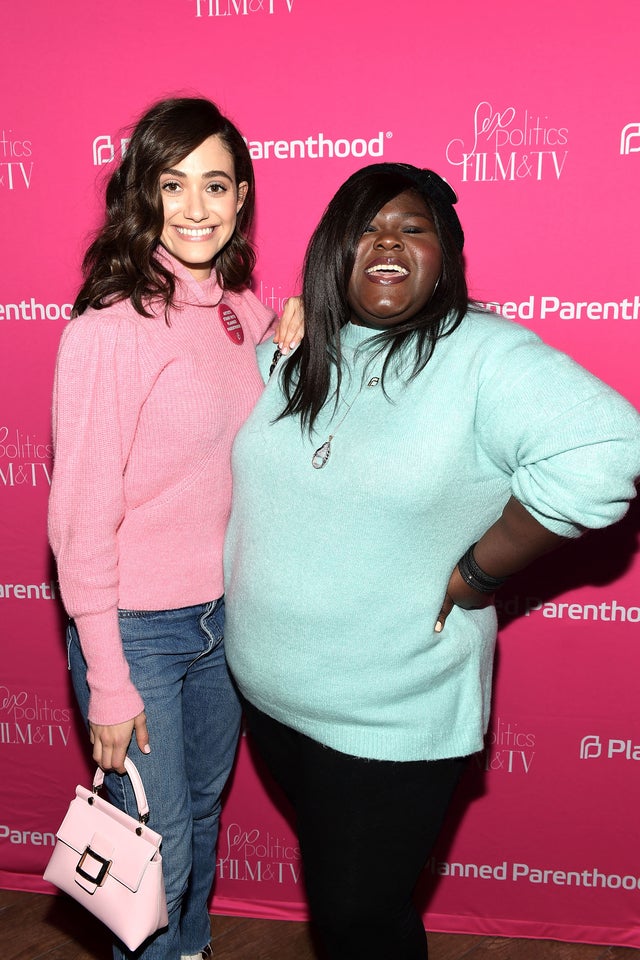 Emmy Rossum and Gabourey Sidibe at Sundance 2018