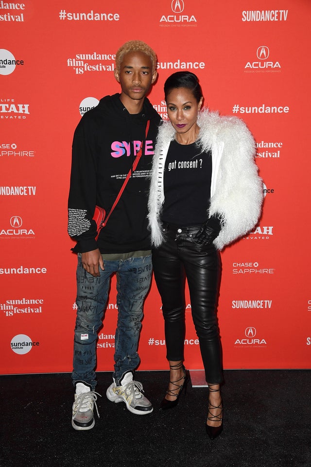 Jaden Smith and Jada Pinkett Smith at Sundance 2018