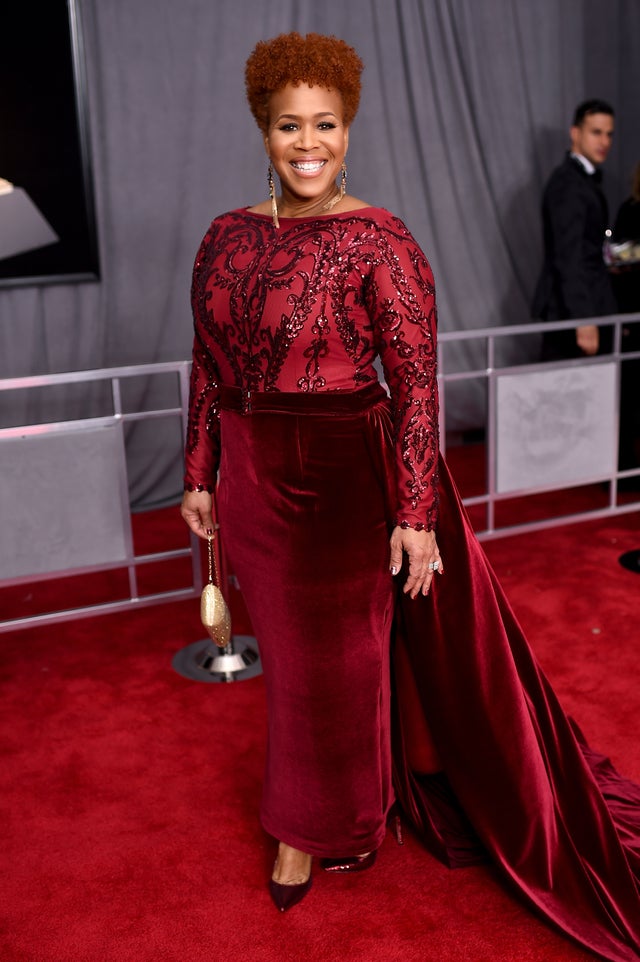 Tina Campbell at 2018 GRAMMYs