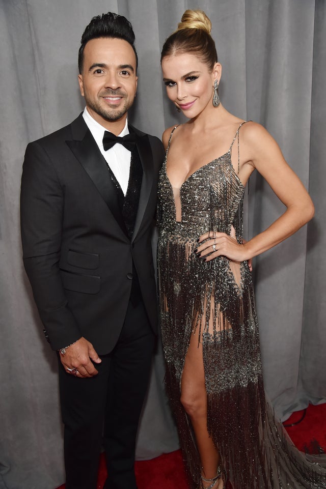 Luis Fonsi and Agueda Lopez at 2018 GRAMMYs