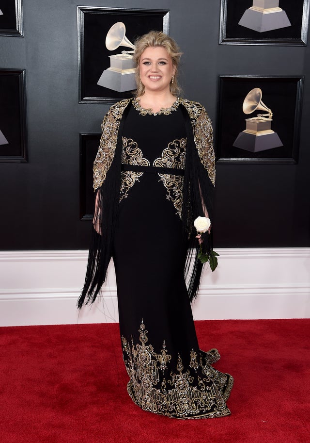 Kelly Clarkson at 2018 GRAMMYs