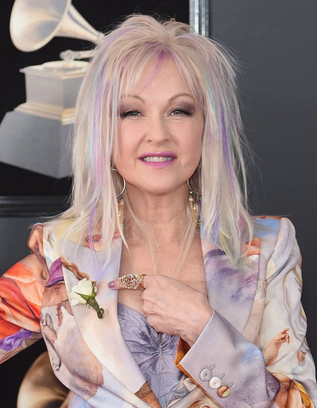 Cyndi Lauper at 2018 GRAMMYs