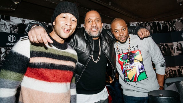 John Legend, Kenya Barris and Guest