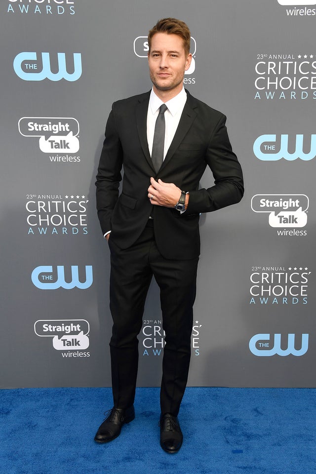 Justin Hartley at Critics Choice 2018