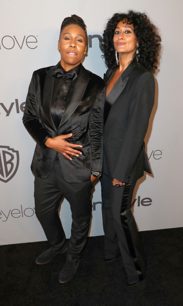 Lena Waithe and Tracee Ellis Ross at Instyle party