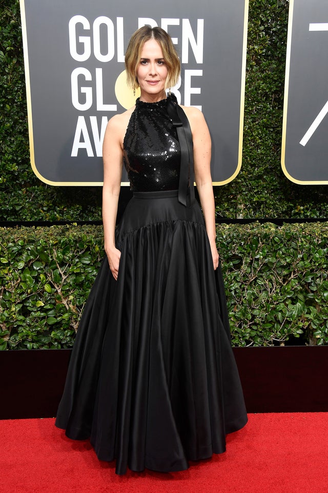 Sarah Paulson at 2018 Golden Globes