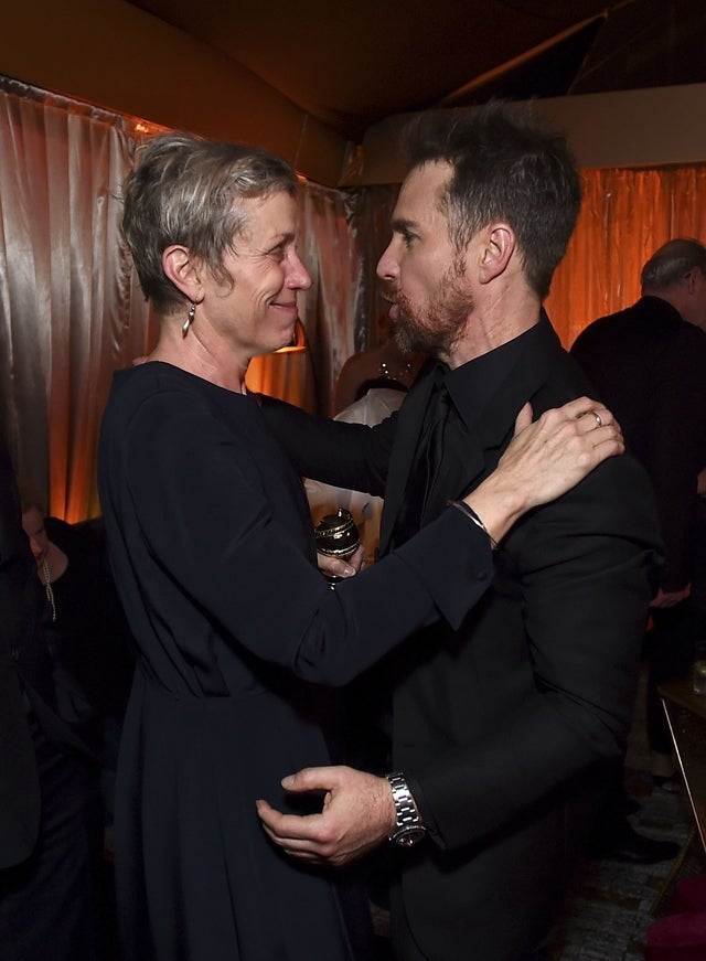 Frances McDormand and Sam Rockwell