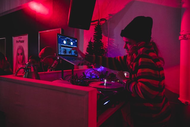 Samantha Ronson at YouTube house at Sundance