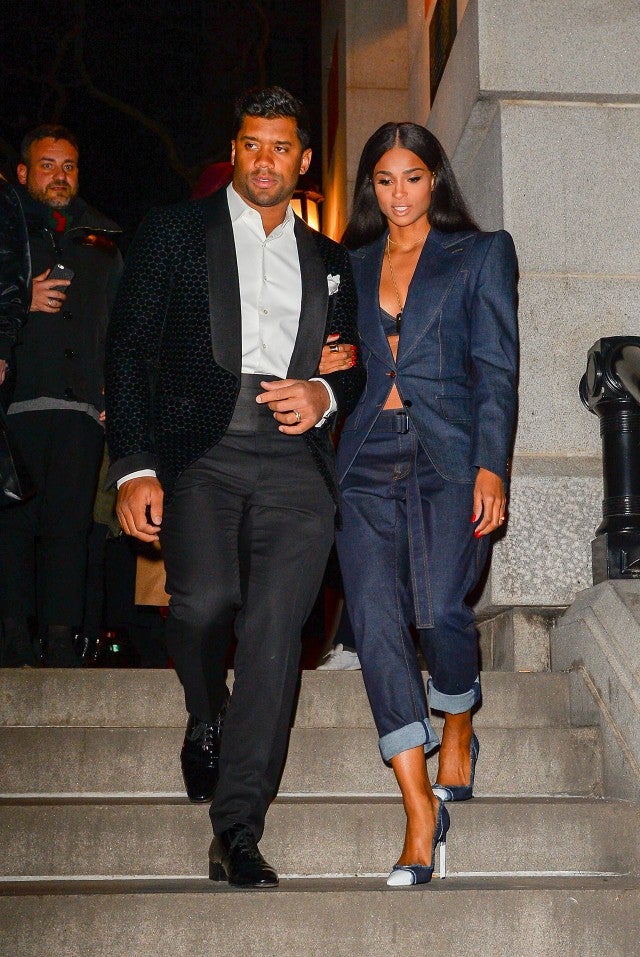 Russell Wilson and Ciara