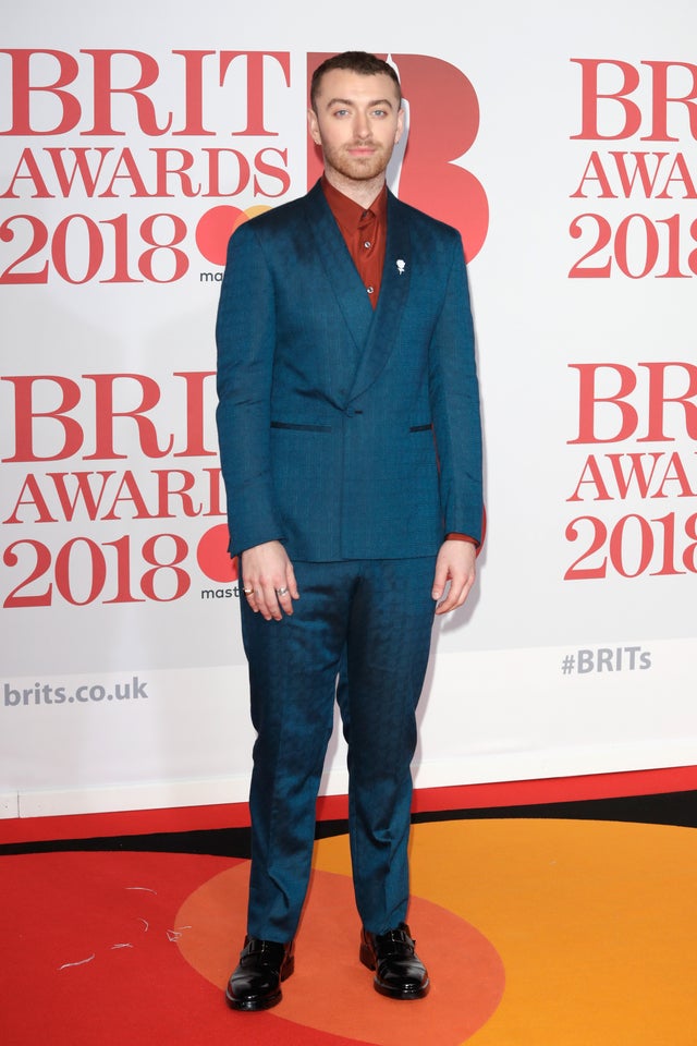 Sam Smith at 2018 BRIT Awards