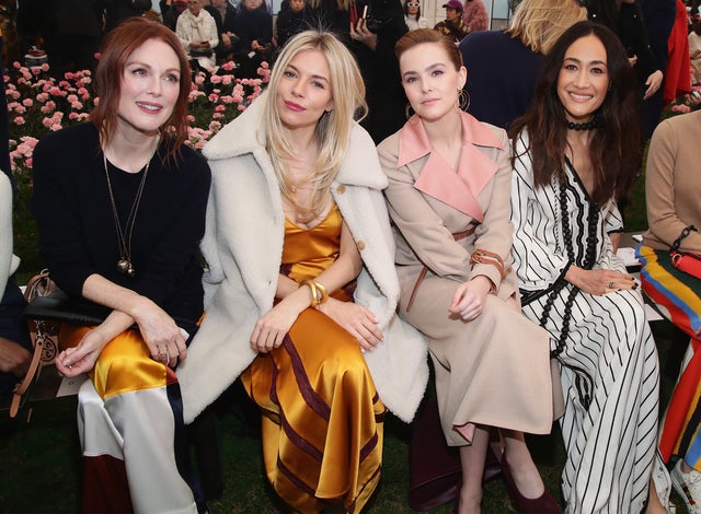 Julianne Moore, Sienna Miller, Zoey Deutch, and Maggie Q Tory Burch Show