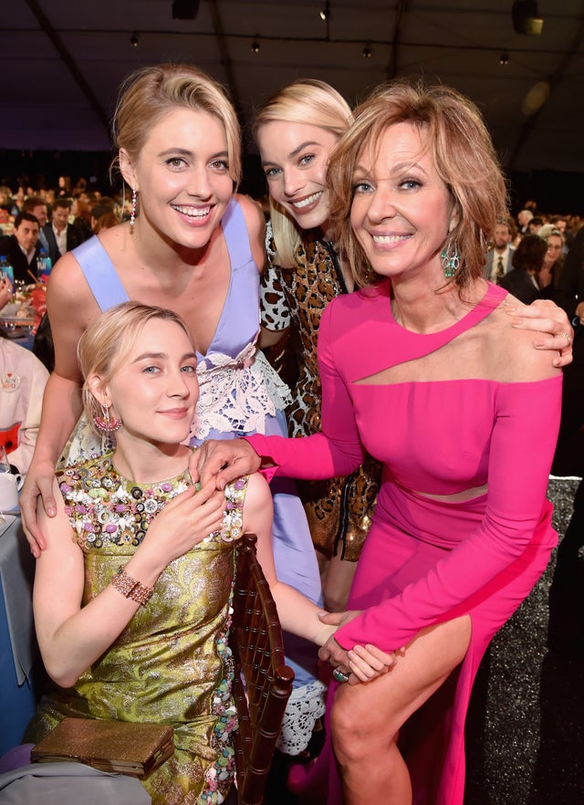 Saoirse Ronan, Greta Gerwig, Margot Robbie and Allison Janney at Independent Spirit Awards