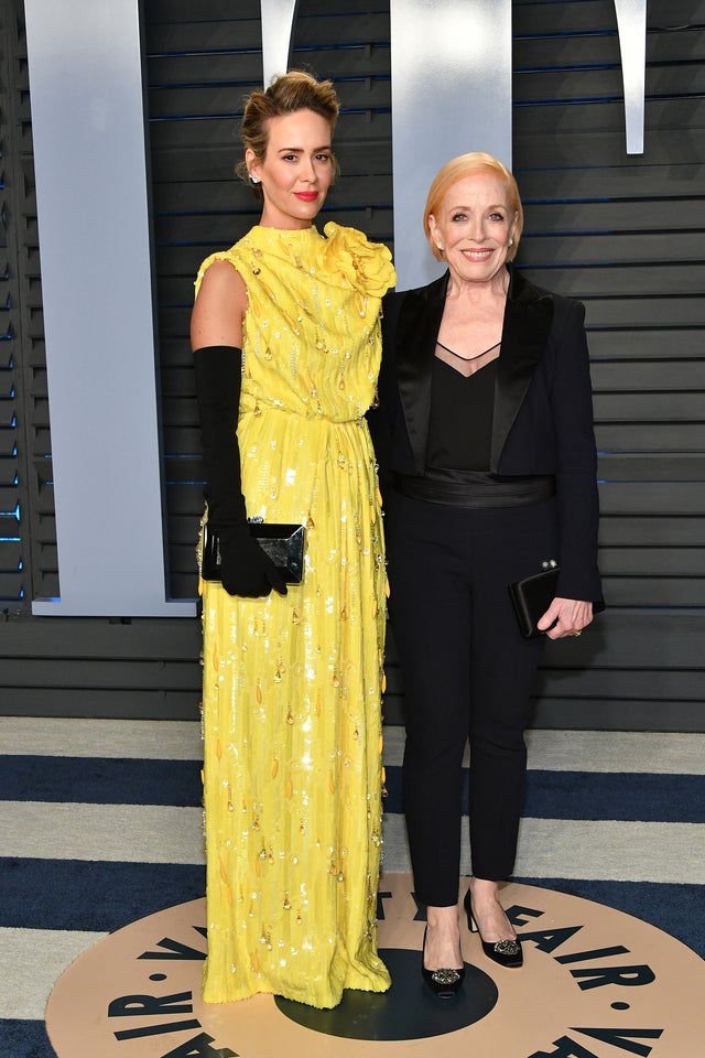 Sarah Paulson and Holland Taylor at VF Party