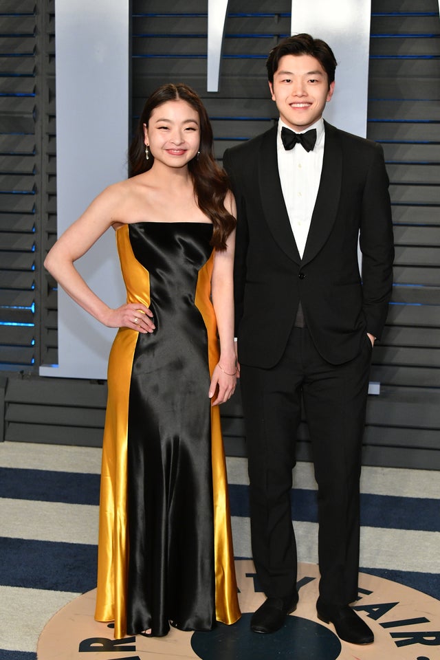 Maia and Alex Shibutani at VF party