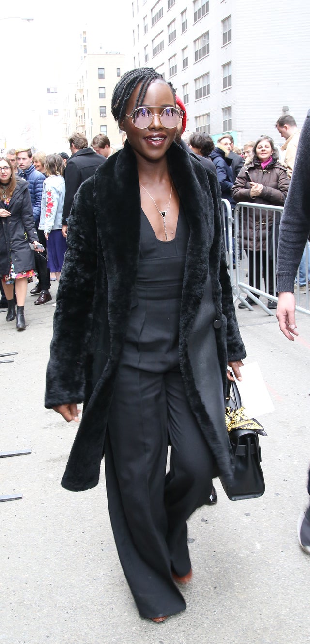 Lupita Nyong'o at Angels in America opening night